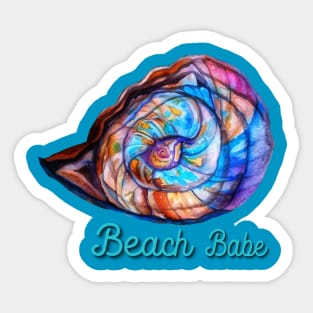 Beach Babe Sticker